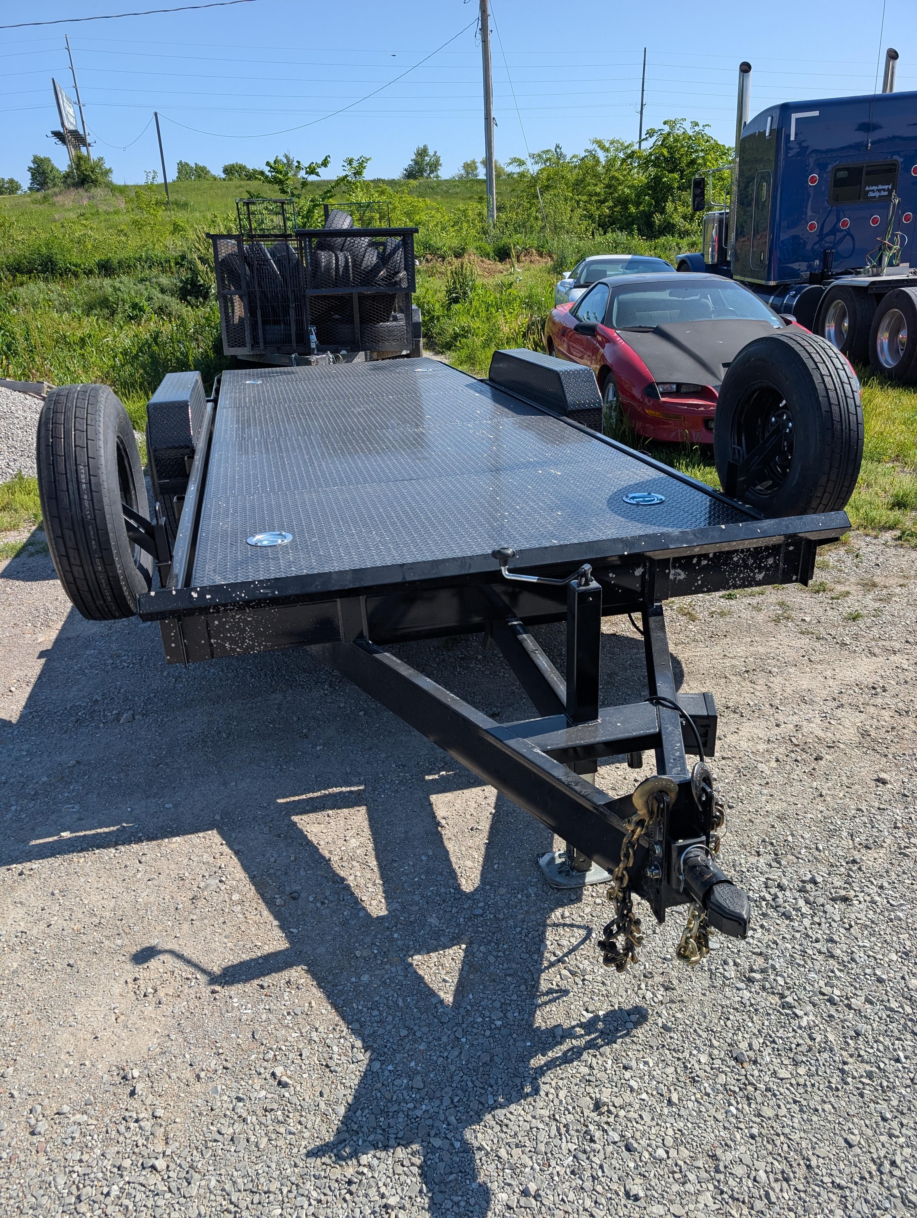 Texoma Full Tilt utility trailer front angle